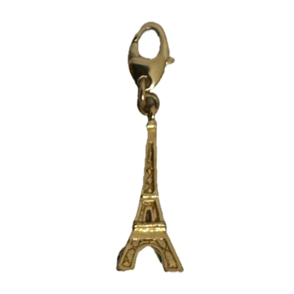 KATE SPADE Eiffel Tower 12 KT Plated Vintage Charm (No Bracelet)